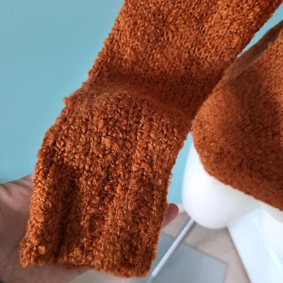 BP Rust Orange Colored Textured Sweater Size XXS - Picture 3 of 5
